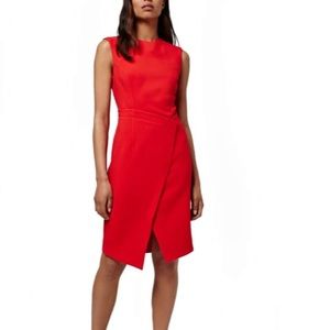 Faux wrap Topshop dress